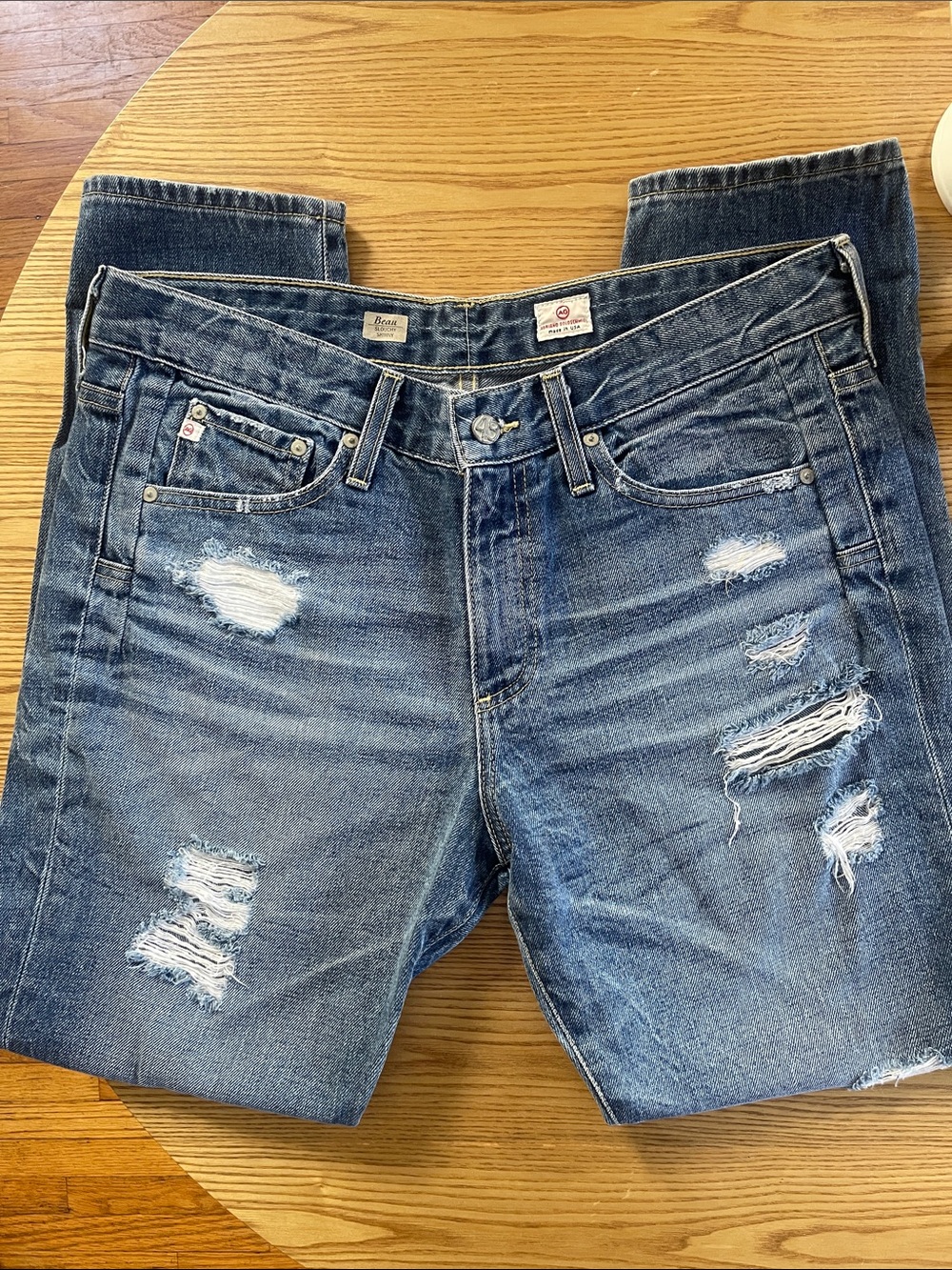 AG  Denim BEAU Slouchy Skinny jeans 28